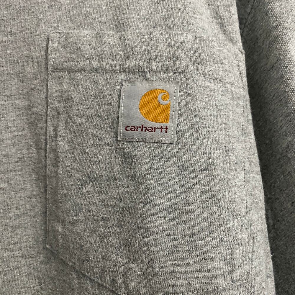 Men’s Carhartt size medium loose fit grey shirt